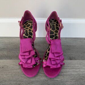 Zigi Soho Gloria Womens Fabric Shoes Size 7 Fuscia Pink Leather Sole